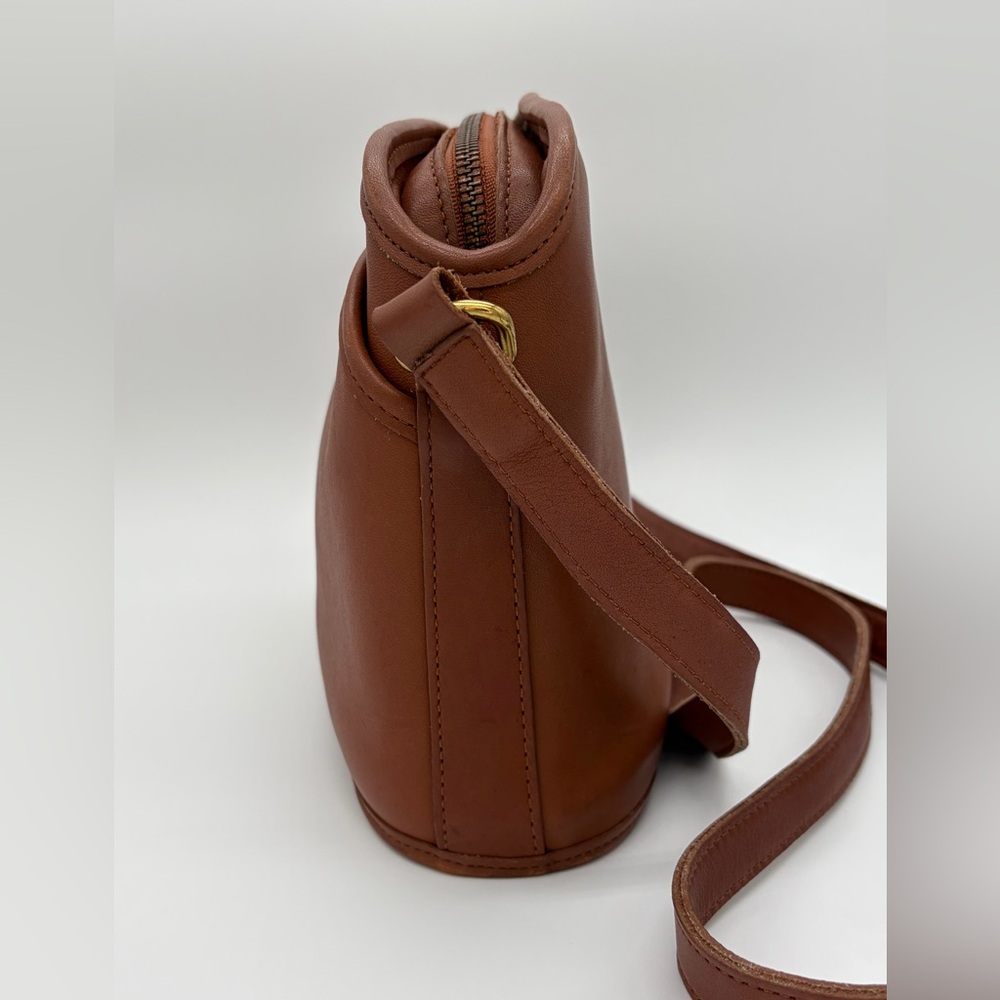 COACH Vintage (90’s)  Anderson 9976 Tan Leather Crossbody Bag -EUC - Picture 5 of 8